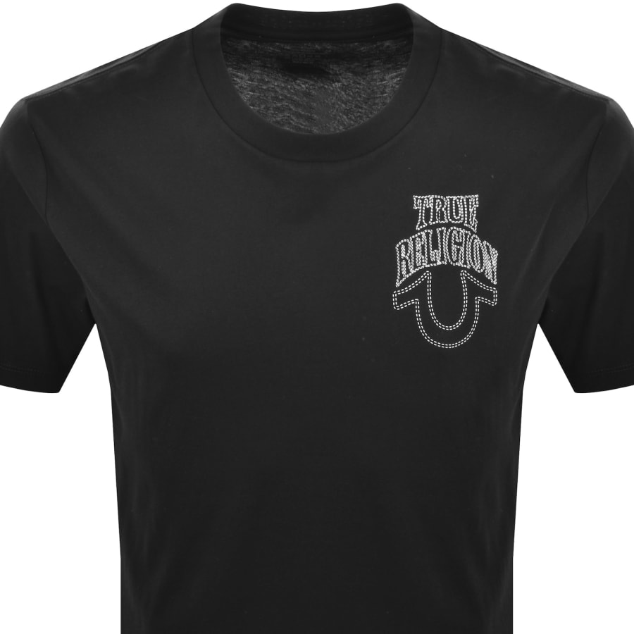 True Religion No 1 Buddha T Shirt Jet Black | Mainline Menswear us